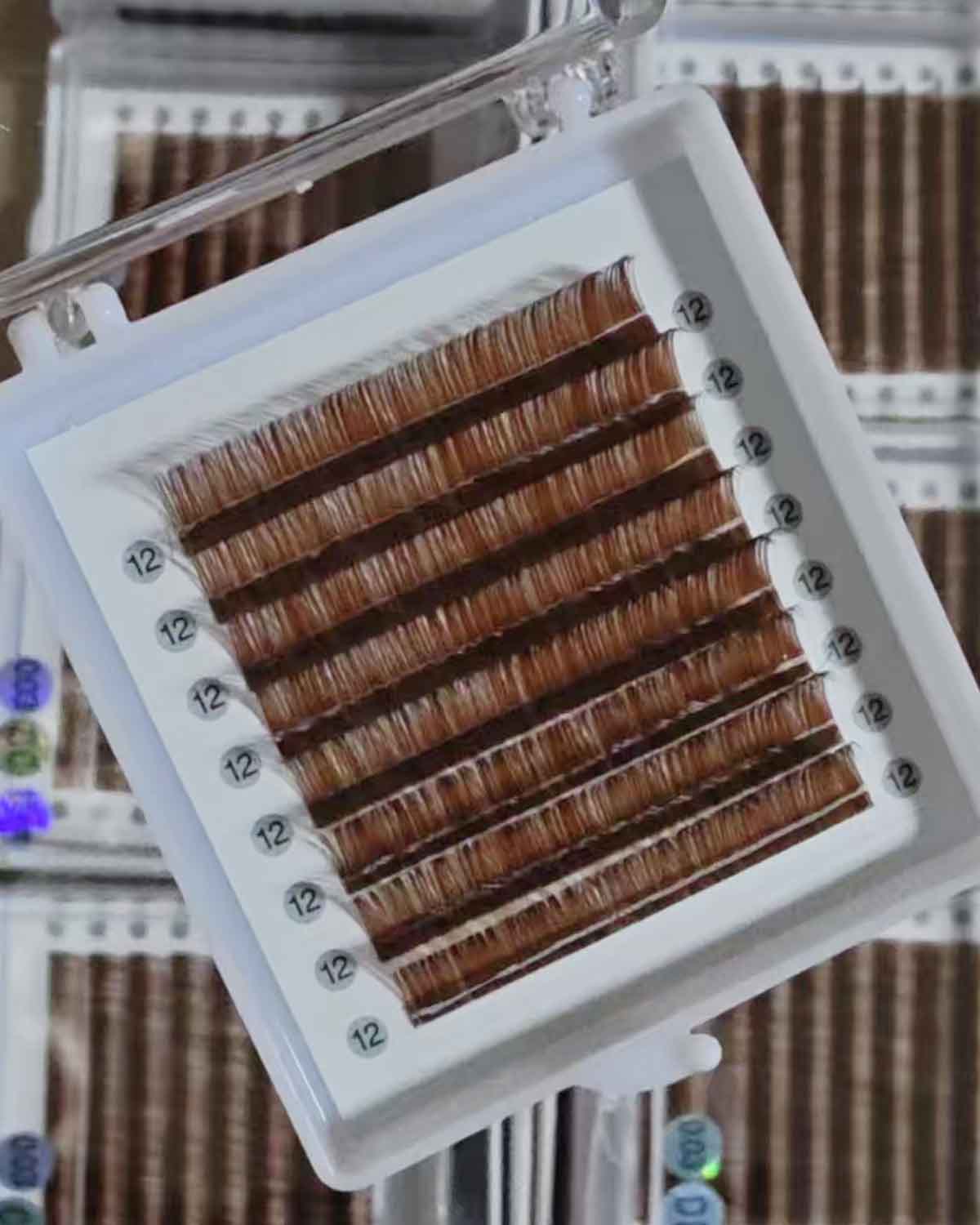 Brown Color Lashes 0.03mm 【8-lines】