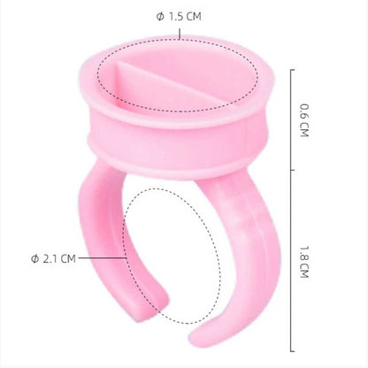 Glue Ring  - 50 pieces/Bag , many shapes