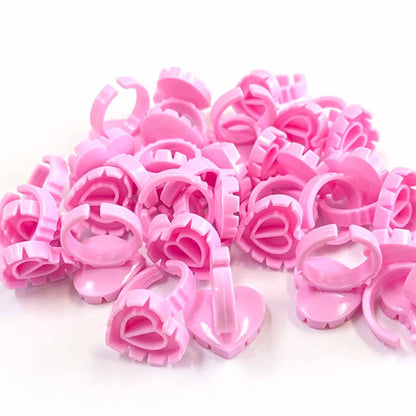 Glue Ring for Making Fans - 50 pieces/Bag , many shapes