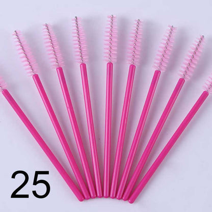 Mascara Brush 50 pieces/bag -  many colors