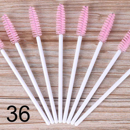 Mascara Brush 50 pieces/bag -  many colors
