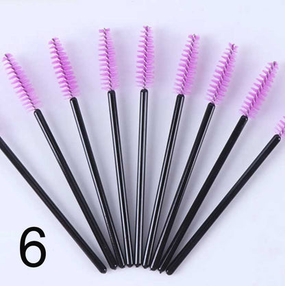 Mascara Brush 50 pieces/bag -  many colors