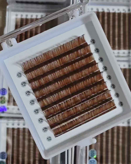 Brown Color Lashes 0.03mm 【8-lines】