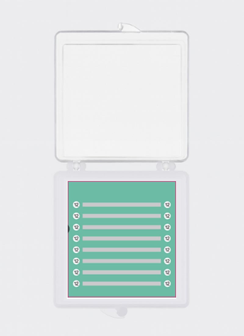 YY Shape Deep Black lashes  0.05mm & 0.07mm  【8-lines】