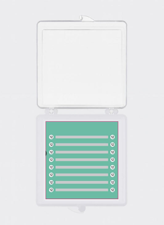 Flat Lashes / Ellipse Lashes Matte Deep Black  0.15mm 【8-lines】