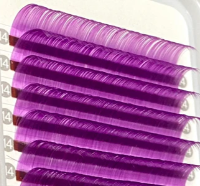 Purple Color Lashes 0.03mm 【8-lines】